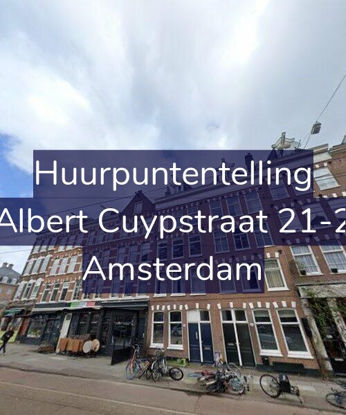 Foto gevel Huurpuntentelling voor Albert Cuypstraat 21-2, Amsterdam