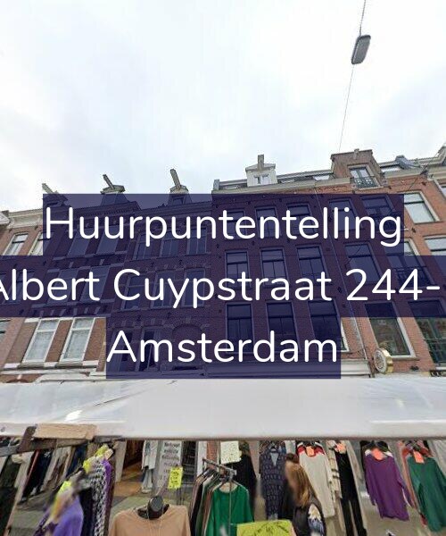 Foto gevel Huurpuntentelling voor Albert Cuypstraat 244-2, Amsterdam