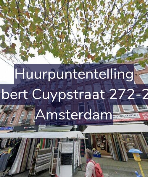 Foto gevel Huurpuntentelling voor Albert Cuypstraat 272-2V, Amsterdam