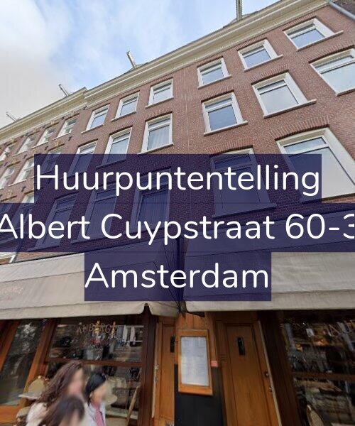 Foto gevel Huurpuntentelling voor Albert Cuypstraat 60-3, Amsterdam