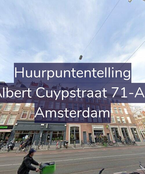 Foto gevel Huurpuntentelling voor Albert Cuypstraat 71-A1, Amsterdam