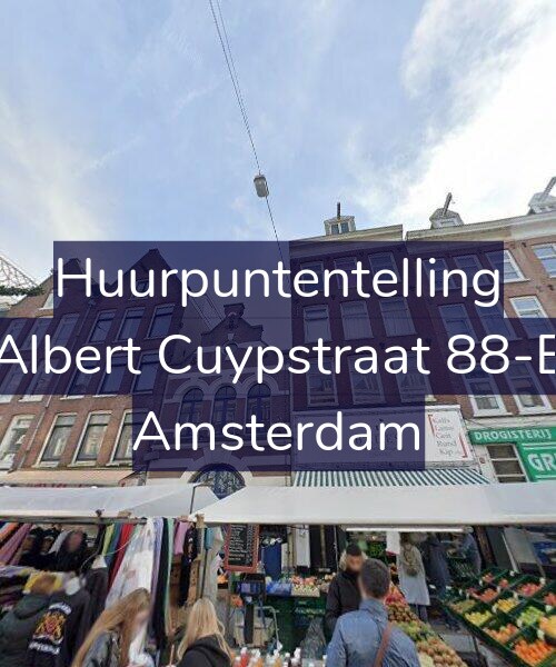 Foto gevel Huurpuntentelling voor Albert Cuypstraat 88-E, Amsterdam