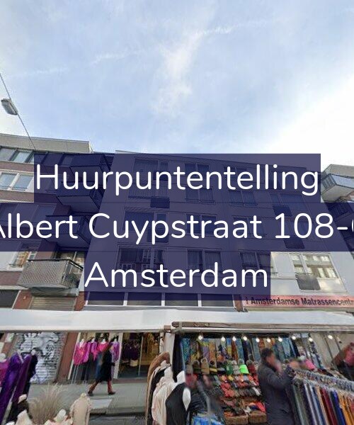 Foto gevel Huurpuntentelling voor Albert Cuypstraat 108-C, Amsterdam