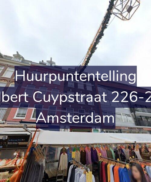 Foto gevel Huurpuntentelling voor Albert Cuypstraat 226-2A, Amsterdam