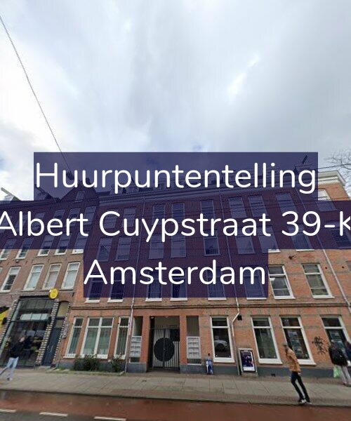 Foto gevel Huurpuntentelling voor Albert Cuypstraat 39-K, Amsterdam