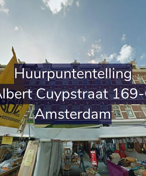 Foto gevel Huurpuntentelling voor Albert Cuypstraat 169-C, Amsterdam