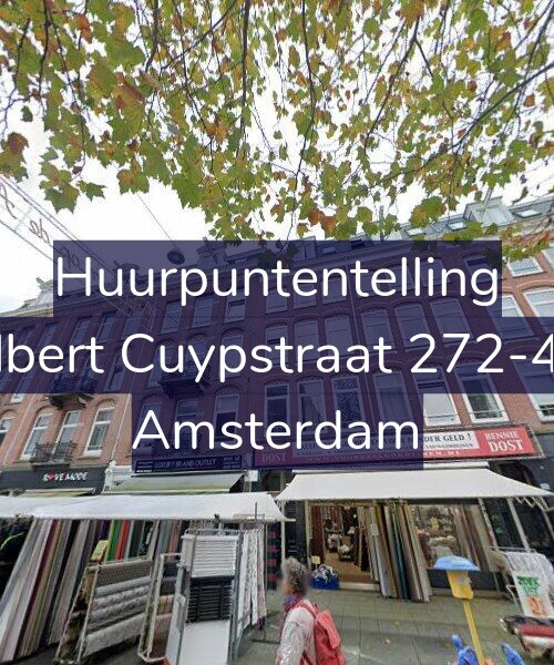 Foto gevel Huurpuntentelling voor Albert Cuypstraat 272-4A, Amsterdam