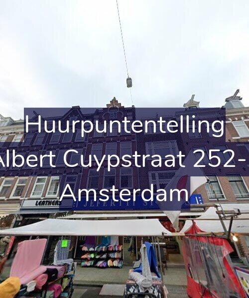 Foto gevel Huurpuntentelling voor Albert Cuypstraat 252-2, Amsterdam