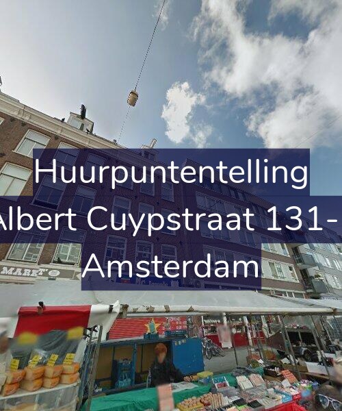 Foto gevel Huurpuntentelling voor Albert Cuypstraat 131-1, Amsterdam