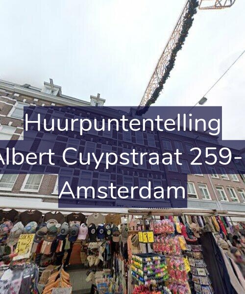 Foto gevel Huurpuntentelling voor Albert Cuypstraat 259-2, Amsterdam