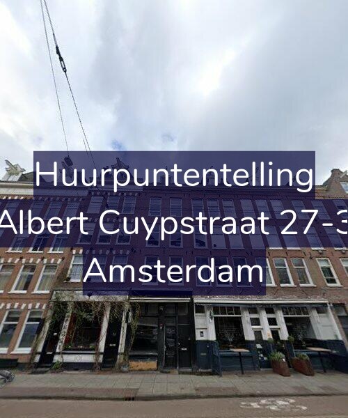 Foto gevel Huurpuntentelling voor Albert Cuypstraat 27-3, Amsterdam