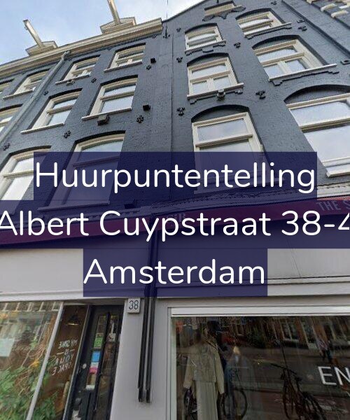 Foto gevel Huurpuntentelling voor Albert Cuypstraat 38-4, Amsterdam