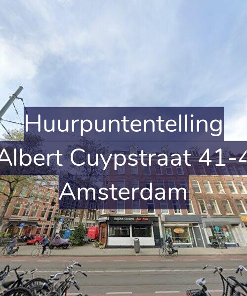 Foto gevel Huurpuntentelling voor Albert Cuypstraat 41-4, Amsterdam