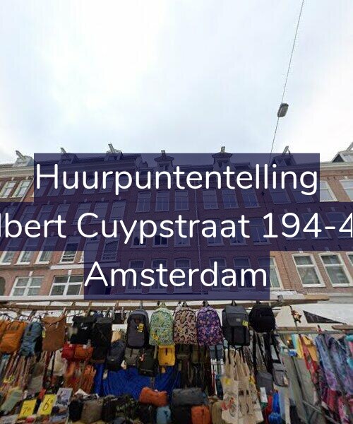 Foto gevel Huurpuntentelling voor Albert Cuypstraat 194-4V, Amsterdam