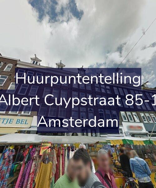 Foto gevel Huurpuntentelling voor Albert Cuypstraat 85-1, Amsterdam