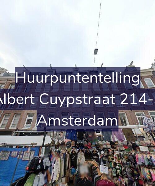 Foto gevel Huurpuntentelling voor Albert Cuypstraat 214-3, Amsterdam