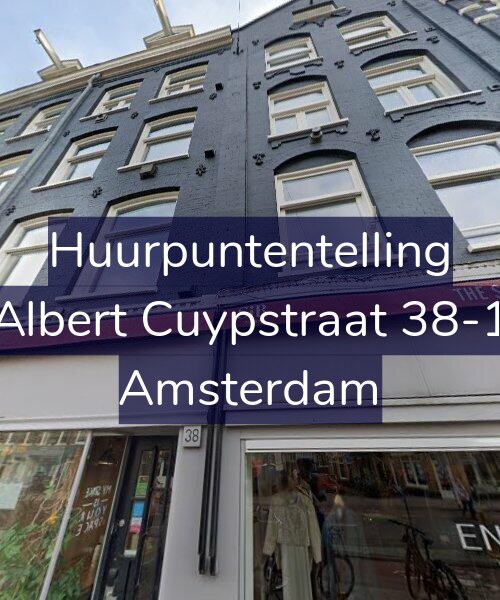 Foto gevel Huurpuntentelling voor Albert Cuypstraat 38-1, Amsterdam