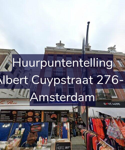 Foto gevel Huurpuntentelling voor Albert Cuypstraat 276-E, Amsterdam