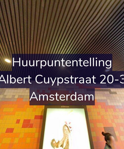 Foto gevel Huurpuntentelling voor Albert Cuypstraat 20-3, Amsterdam