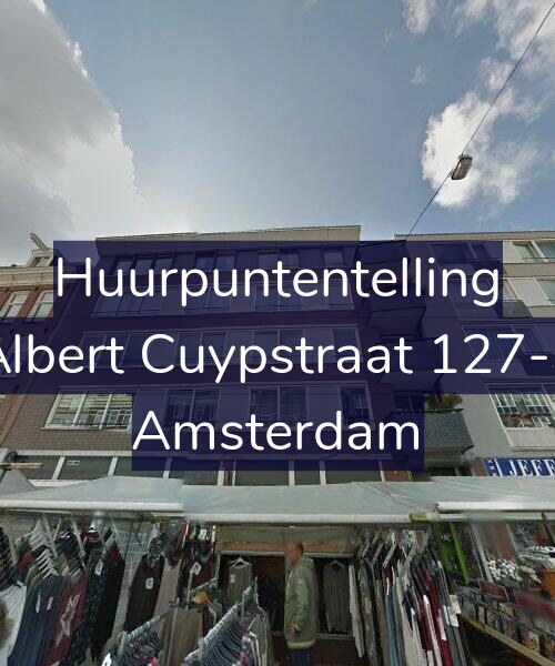 Foto gevel Huurpuntentelling voor Albert Cuypstraat 127-3, Amsterdam
