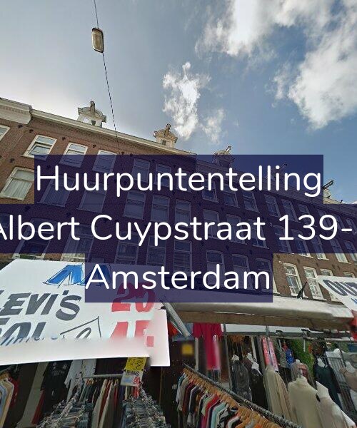 Foto gevel Huurpuntentelling voor Albert Cuypstraat 139-4, Amsterdam
