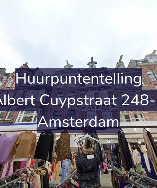 Foto gevel Huurpuntentelling voor Albert Cuypstraat 248-1, Amsterdam