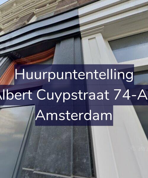Foto gevel Huurpuntentelling voor Albert Cuypstraat 74-A3, Amsterdam