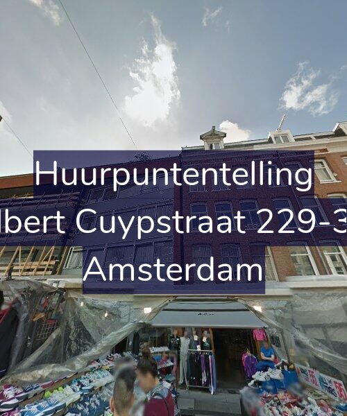 Foto gevel Huurpuntentelling voor Albert Cuypstraat 229-3A, Amsterdam