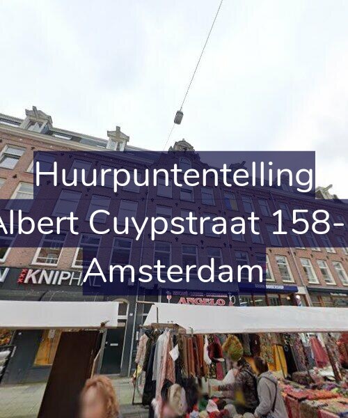 Foto gevel Huurpuntentelling voor Albert Cuypstraat 158-F, Amsterdam