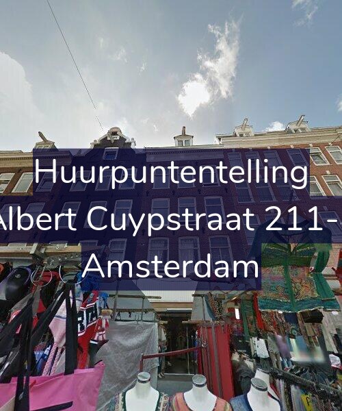 Foto gevel Huurpuntentelling voor Albert Cuypstraat 211-4, Amsterdam