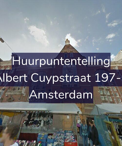 Foto gevel Huurpuntentelling voor Albert Cuypstraat 197-3, Amsterdam