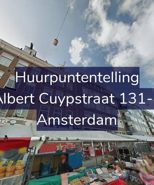 Foto gevel Huurpuntentelling voor Albert Cuypstraat 131-4, Amsterdam