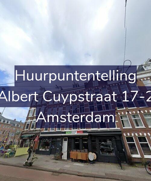 Foto gevel Huurpuntentelling voor Albert Cuypstraat 17-2, Amsterdam