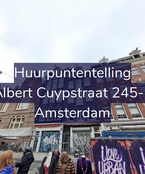 Foto gevel Huurpuntentelling voor Albert Cuypstraat 245-1, Amsterdam
