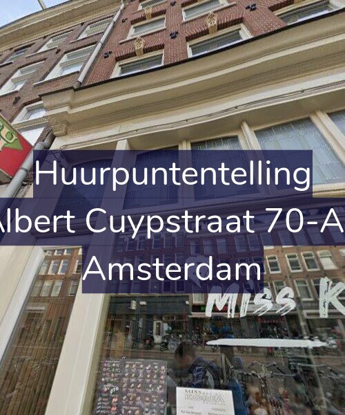 Foto gevel Huurpuntentelling voor Albert Cuypstraat 70-A2, Amsterdam