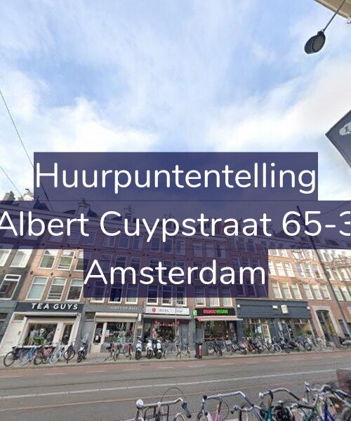 Foto gevel Huurpuntentelling voor Albert Cuypstraat 65-3, Amsterdam