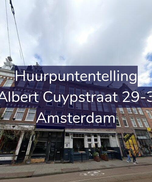 Foto gevel Huurpuntentelling voor Albert Cuypstraat 29-3, Amsterdam
