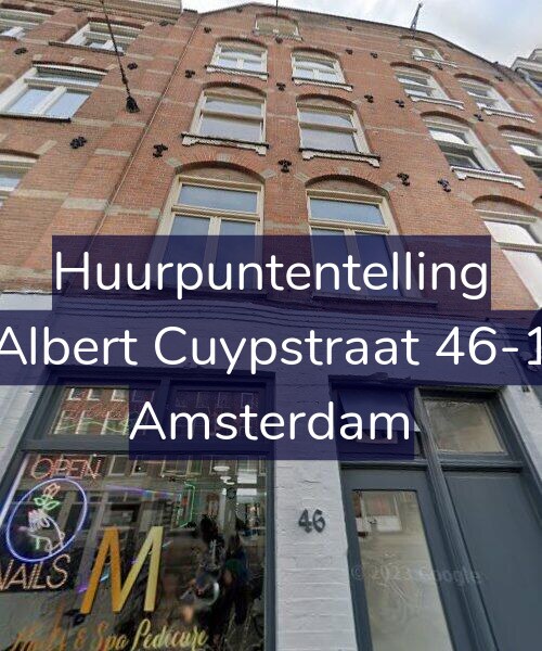 Foto gevel Huurpuntentelling voor Albert Cuypstraat 46-1, Amsterdam