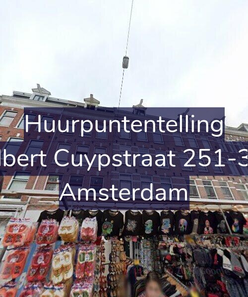 Foto gevel Huurpuntentelling voor Albert Cuypstraat 251-3V, Amsterdam