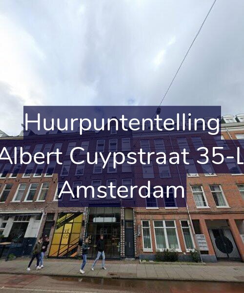 Foto gevel Huurpuntentelling voor Albert Cuypstraat 35-L, Amsterdam