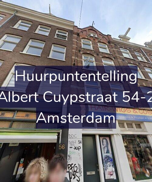 Foto gevel Huurpuntentelling voor Albert Cuypstraat 54-2, Amsterdam