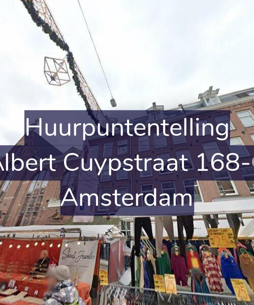 Foto gevel Huurpuntentelling voor Albert Cuypstraat 168-C, Amsterdam