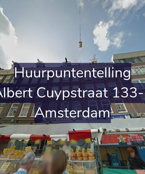 Foto gevel Huurpuntentelling voor Albert Cuypstraat 133-3, Amsterdam