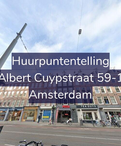 Foto gevel Huurpuntentelling voor Albert Cuypstraat 59-1, Amsterdam