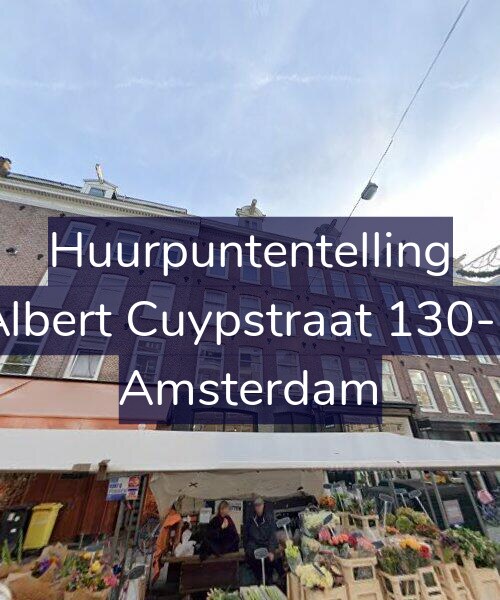 Foto gevel Huurpuntentelling voor Albert Cuypstraat 130-2, Amsterdam