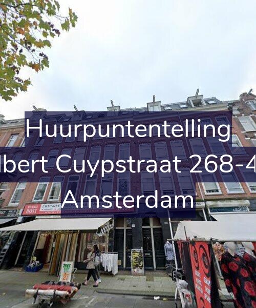 Foto gevel Huurpuntentelling voor Albert Cuypstraat 268-4A, Amsterdam