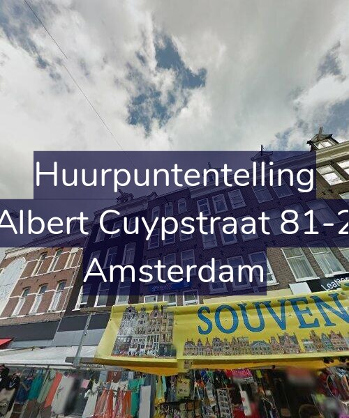 Foto gevel Huurpuntentelling voor Albert Cuypstraat 81-2, Amsterdam