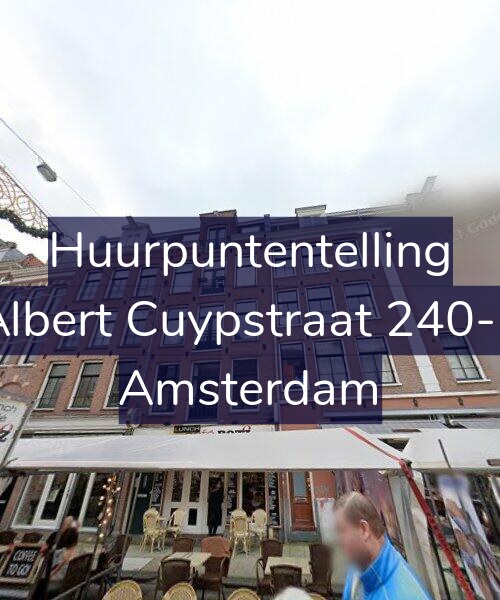 Foto gevel Huurpuntentelling voor Albert Cuypstraat 240-1, Amsterdam
