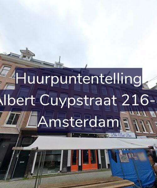 Foto gevel Huurpuntentelling voor Albert Cuypstraat 216-4, Amsterdam