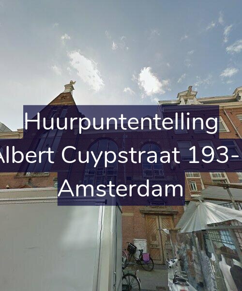 Foto gevel Huurpuntentelling voor Albert Cuypstraat 193-2, Amsterdam